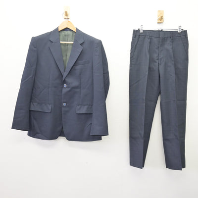 【中古】神奈川県 横浜国立大学教育学部附属横浜中学校 男子制服 2点 (ブレザー・ズボン) sf114018