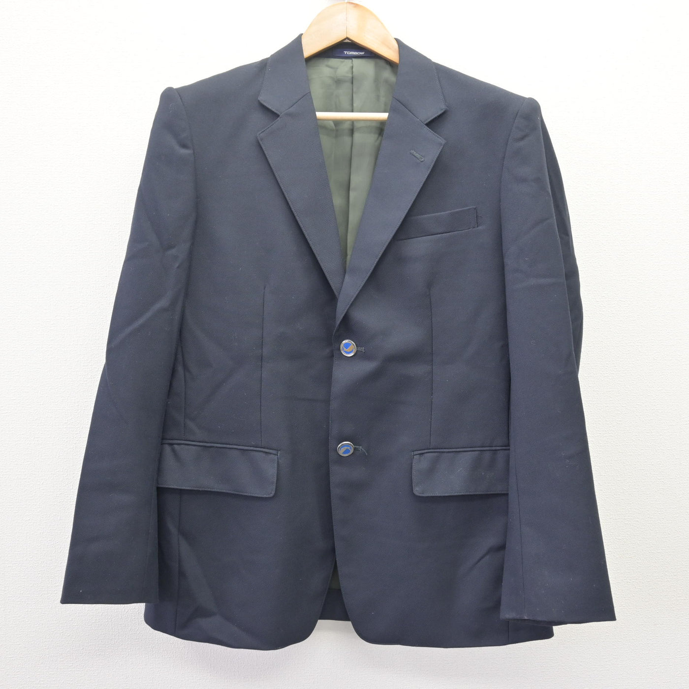 【中古】神奈川県 横浜国立大学教育学部附属横浜中学校 男子制服 2点 (ブレザー・ズボン) sf114018