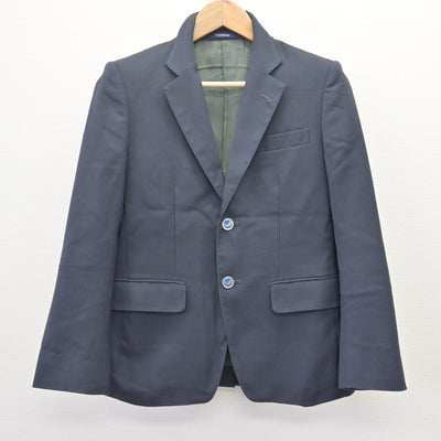【中古】神奈川県 横浜国立大学教育学部附属横浜中学校 男子制服 3点 (ブレザー・ズボン) sf114019