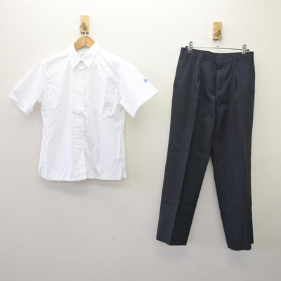 【中古】神奈川県 横浜国立大学教育学部附属横浜中学校 男子制服 3点 (シャツ・ズボン) sf114021