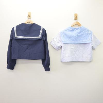 【中古】佐賀県 田代中学校 女子制服 2点 (セーラー服・セーラー服) sf114026