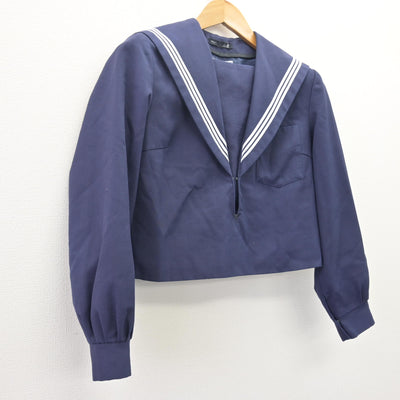 【中古】佐賀県 田代中学校 女子制服 1点 (セーラー服) sf114027