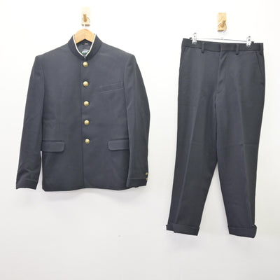 【中古】千葉県 新松戸南中学校 男子制服 2点 (学ラン・ズボン) sf114030