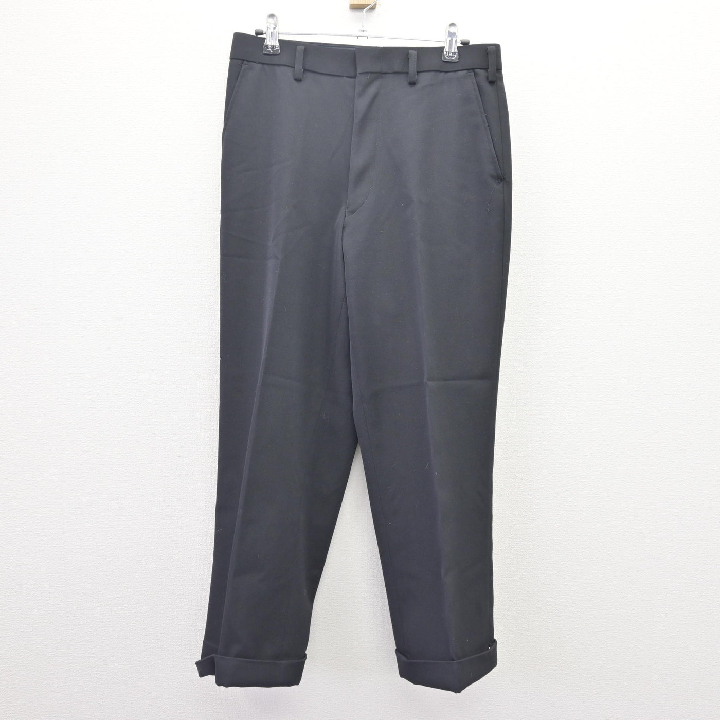 【中古】千葉県 新松戸南中学校 男子制服 2点 (学ラン・ズボン) sf114030