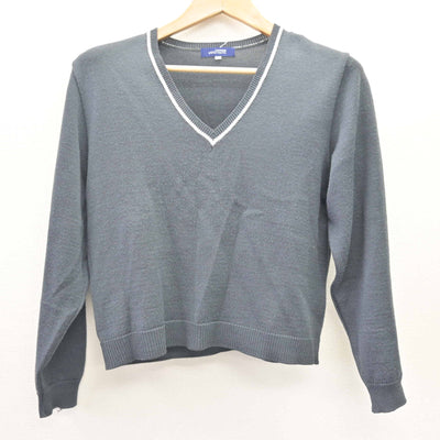 【中古】宮崎県 宮崎南高等学校 女子制服 2点 (ニット・ニットベスト) sf114032