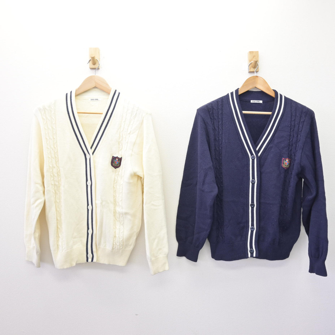 【中古】大分県 臼杵高等学校 女子制服 2点 (ニット・ニット) sf114039