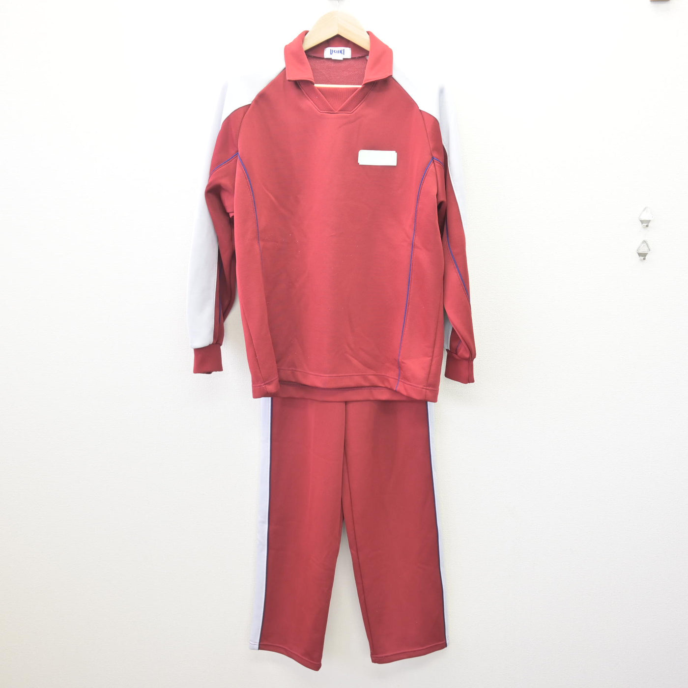 【中古】大分県 臼杵高等学校 女子制服 2点 (ジャージ 上・ジャージ 下) sf114040