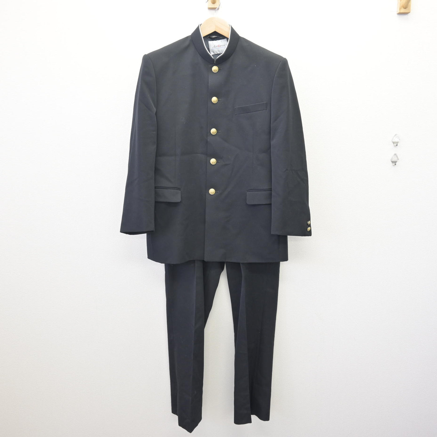 【中古】大分県 竹田南高等学校 男子制服 2点 (学ラン・ズボン) sf114043