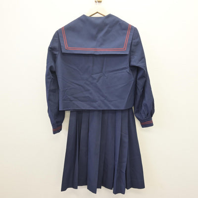 【中古】山梨県 韮崎東中学校 女子制服 2点 (セーラー服・スカート) sf114044