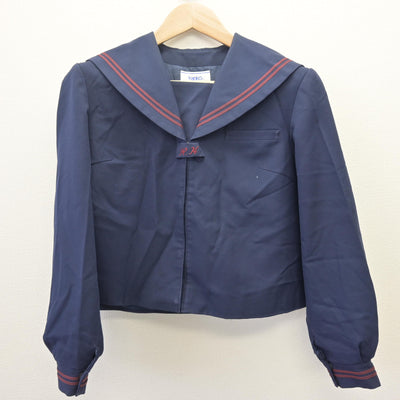 【中古】山梨県 韮崎東中学校 女子制服 2点 (セーラー服・スカート) sf114044