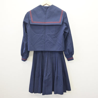 【中古】山梨県 韮崎東中学校 女子制服 2点 (セーラー服・スカート) sf114045