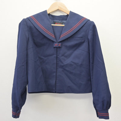 【中古】山梨県 韮崎東中学校 女子制服 2点 (セーラー服・スカート) sf114045