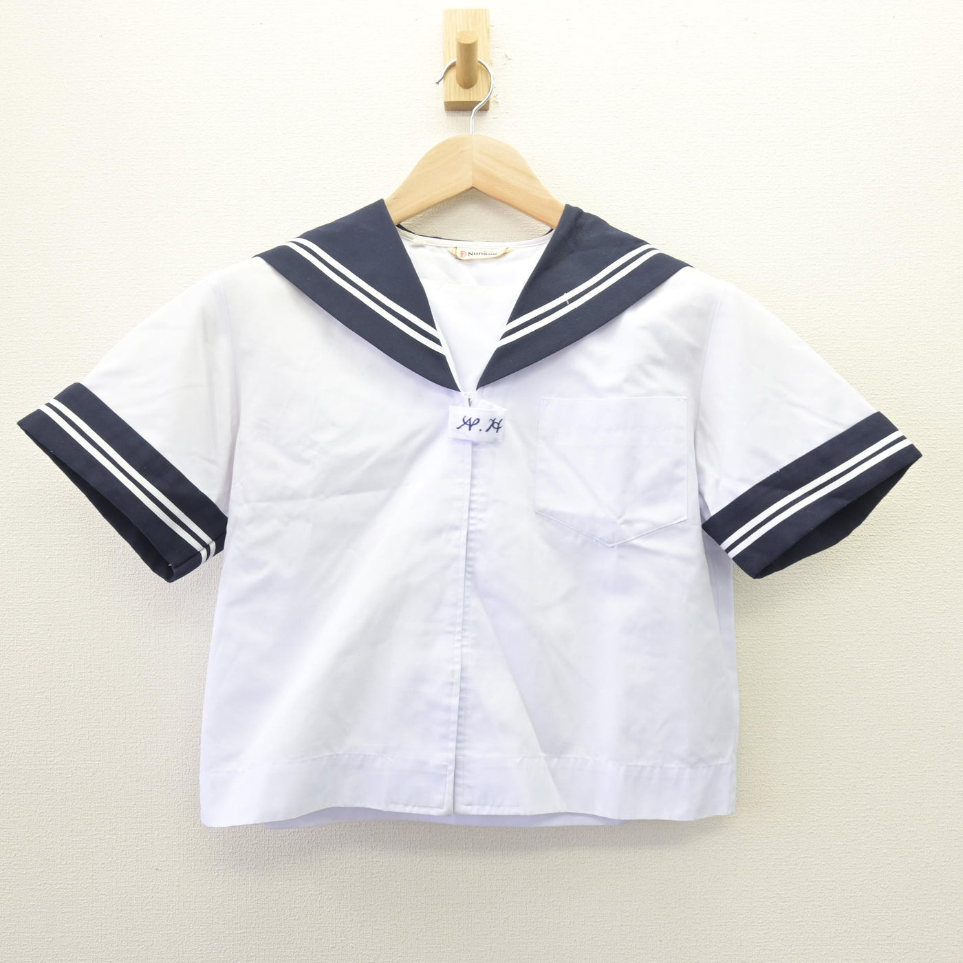【中古】山梨県 韮崎東中学校 女子制服 2点 (セーラー服・スカート) sf114047