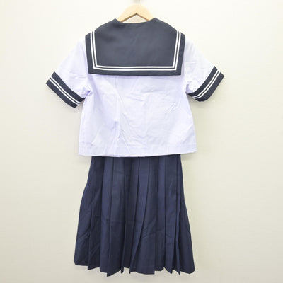 【中古】山梨県 韮崎東中学校 女子制服 2点 (セーラー服・スカート) sf114048