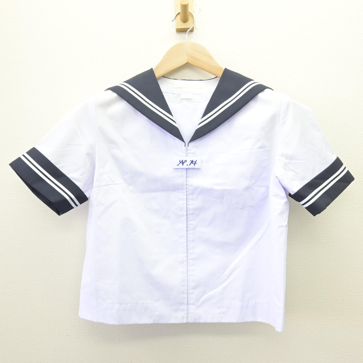 【中古】山梨県 韮崎東中学校 女子制服 2点 (セーラー服・スカート) sf114049