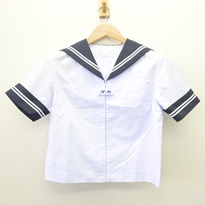 【中古】山梨県 韮崎東中学校 女子制服 2点 (セーラー服・スカート) sf114049