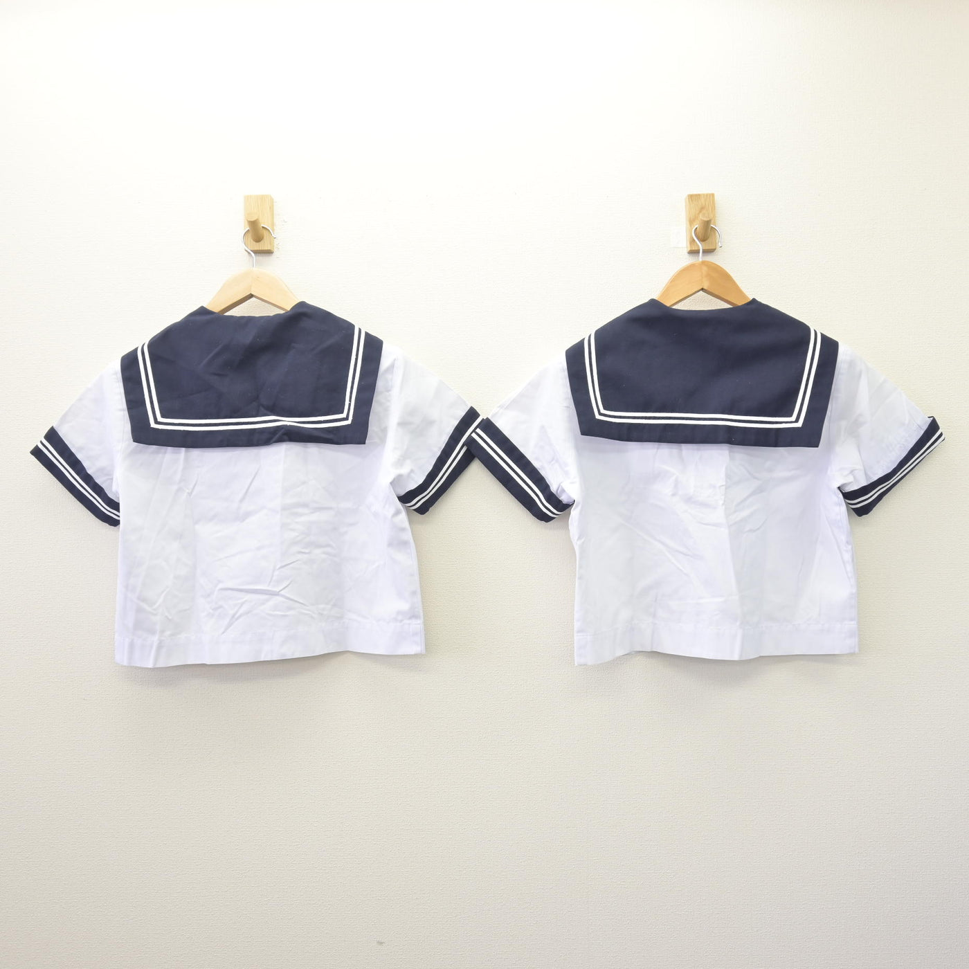 【中古】山梨県 韮崎東中学校 女子制服 2点 (セーラー服・セーラー服) sf114050