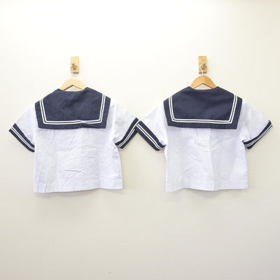 【中古】山梨県 韮崎東中学校 女子制服 2点 (セーラー服・セーラー服) sf114050