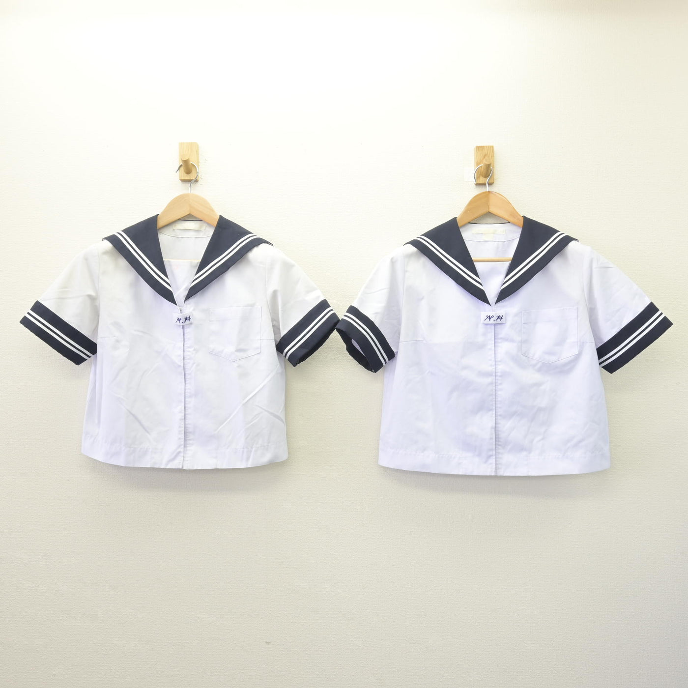 【中古】山梨県 韮崎東中学校 女子制服 2点 (セーラー服・セーラー服) sf114051