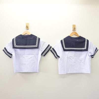 【中古】山梨県 韮崎東中学校 女子制服 2点 (セーラー服・セーラー服) sf114052