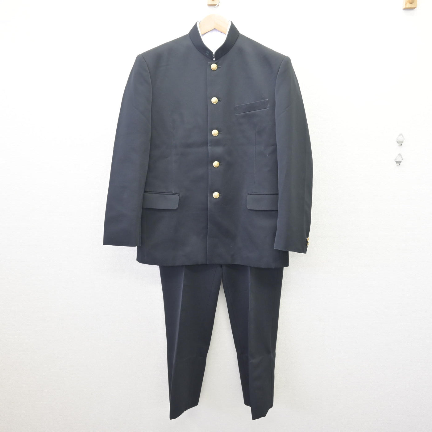 【中古】岐阜県 岐南工業高等学校 男子制服 3点 (学ラン・シャツ・ズボン) sf114063