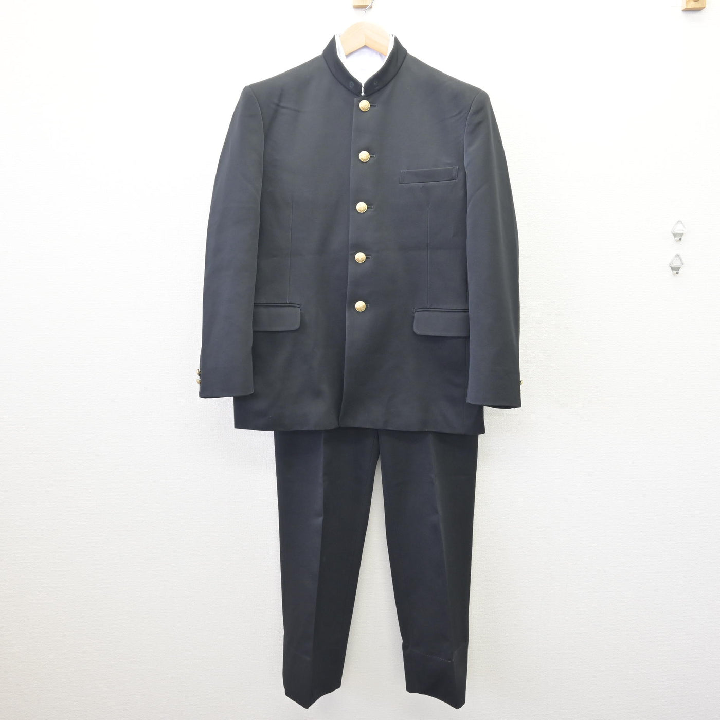 【中古】岐阜県 岐南工業高等学校 男子制服 3点 (学ラン・シャツ・ズボン) sf114064