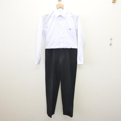 【中古】岐阜県 岐南工業高等学校 男子制服 3点 (学ラン・シャツ・ズボン) sf114064