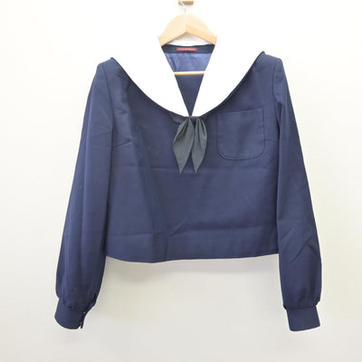 【中古】岐阜県 加納高等学校 女子制服 3点 (セーラー服・スカート) sf114069