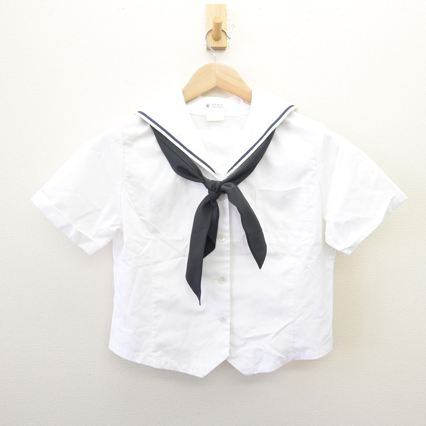 【中古】岐阜県 加納高等学校 女子制服 3点 (ブラウス・スカート) sf114070