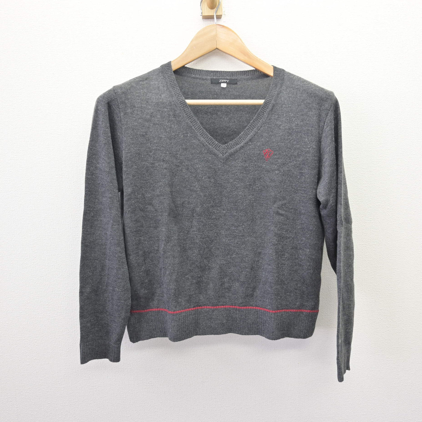 【中古】千葉県 光英VERITAS中学校・高等学校 女子制服 3点 (ニット) sf114073