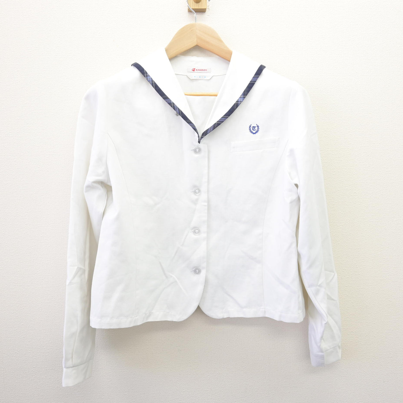 【中古】福井県 武生商工高等学校 女子制服 2点 (ブラウス・スカート) sf114077