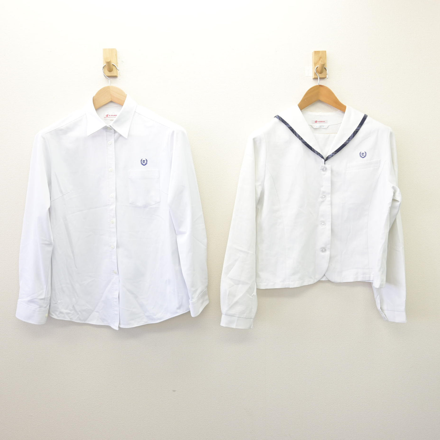 【中古】福井県 武生商工高等学校 女子制服 2点 (シャツ・ブラウス) sf114078