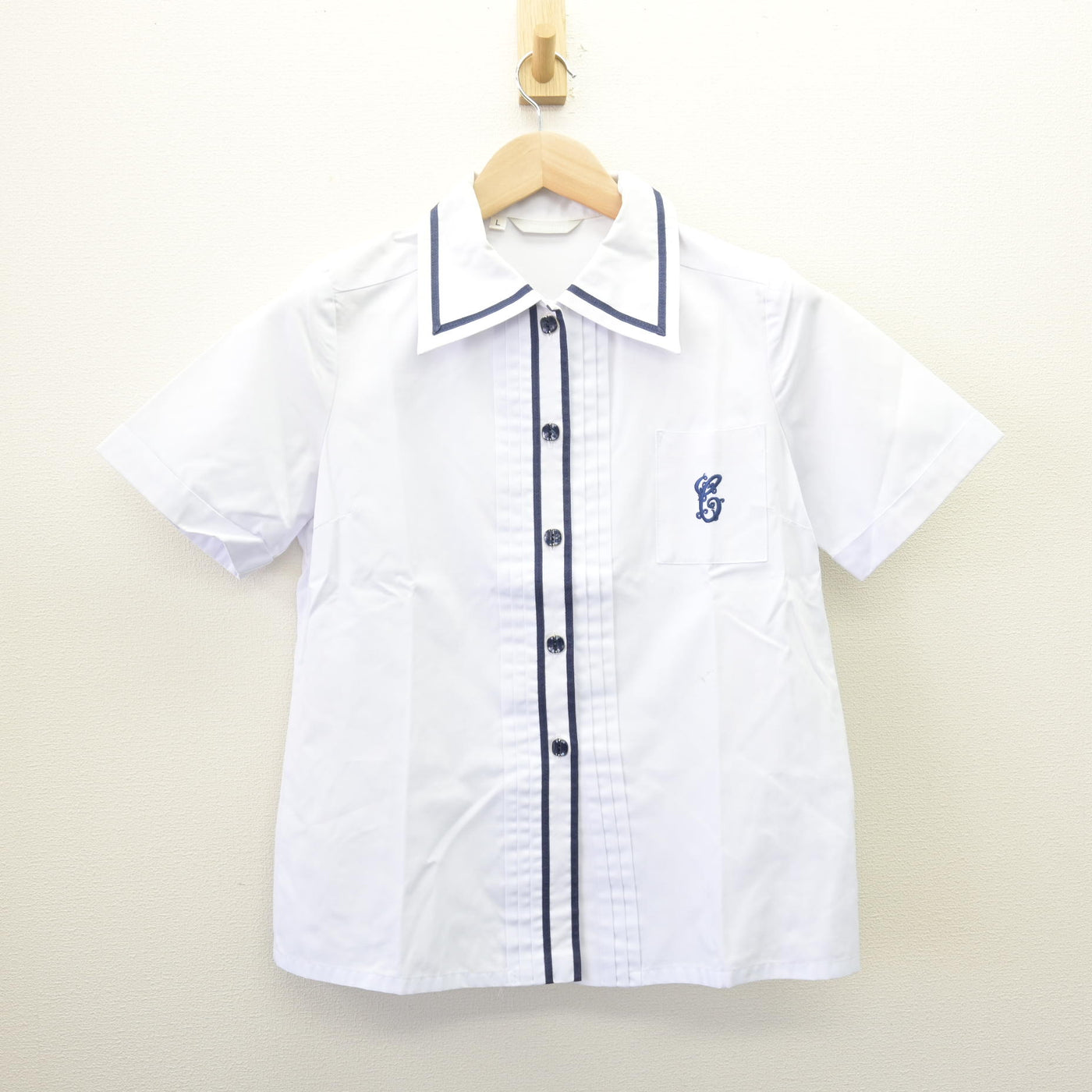 【中古】和歌山県 智辯学園和歌山中学・高等学校 女子制服 2点 (シャツ・スカート) sf114083