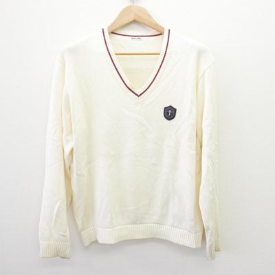 【中古】長崎県 佐世保実業高等学校 男子制服 2点 (ニットベスト・ニット) sf114098