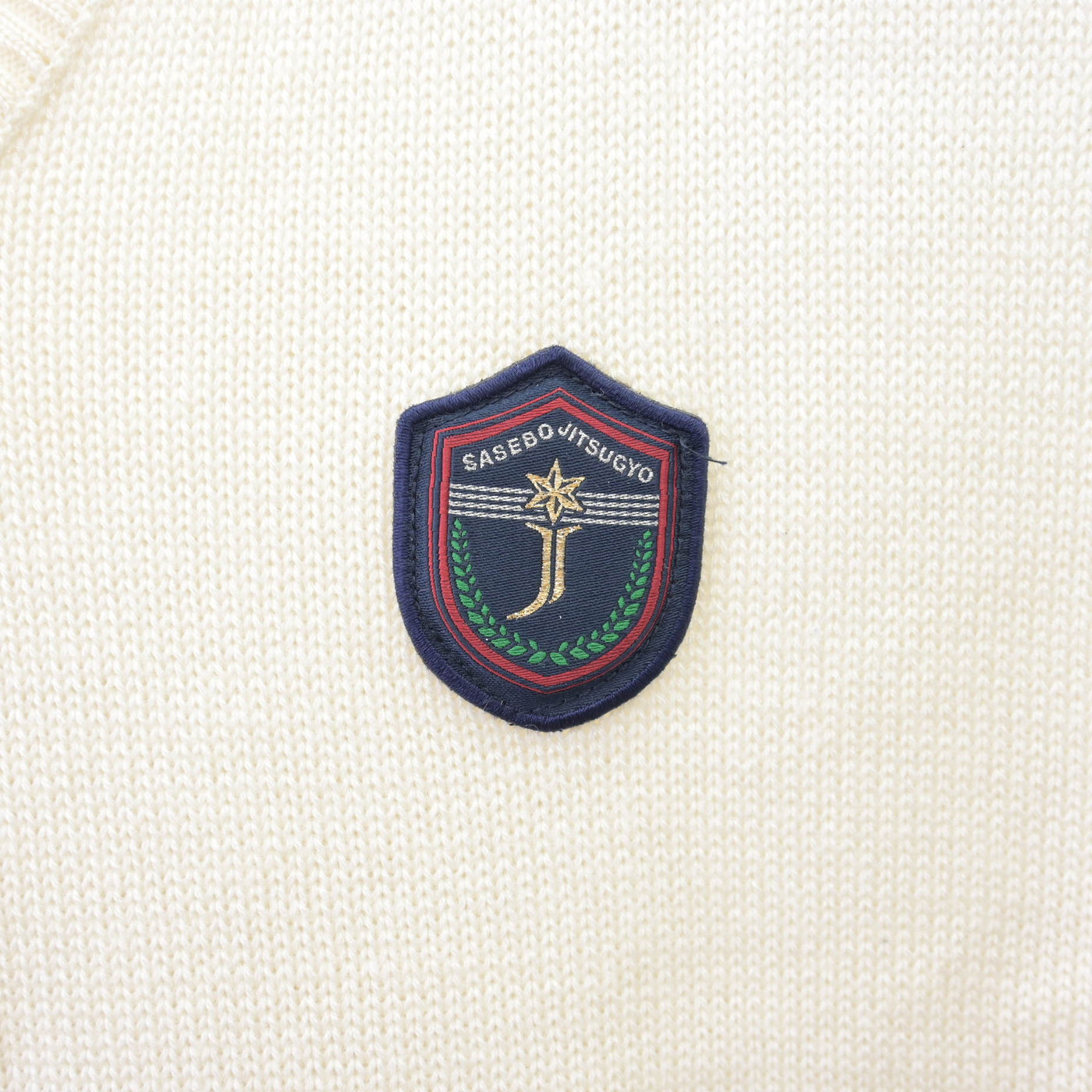 【中古】長崎県 佐世保実業高等学校 男子制服 2点 (ニットベスト・ニット) sf114098