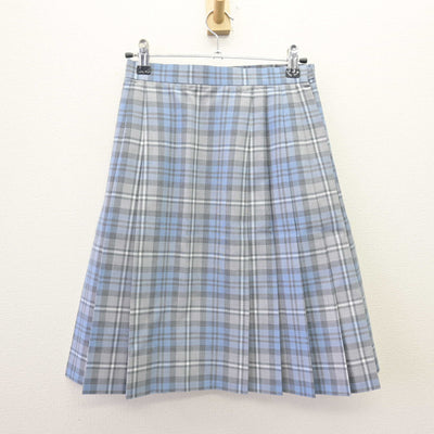 【中古】東京都 國學院高等学校 女子制服 3点 (ニットベスト・シャツ・スカート) sf114100