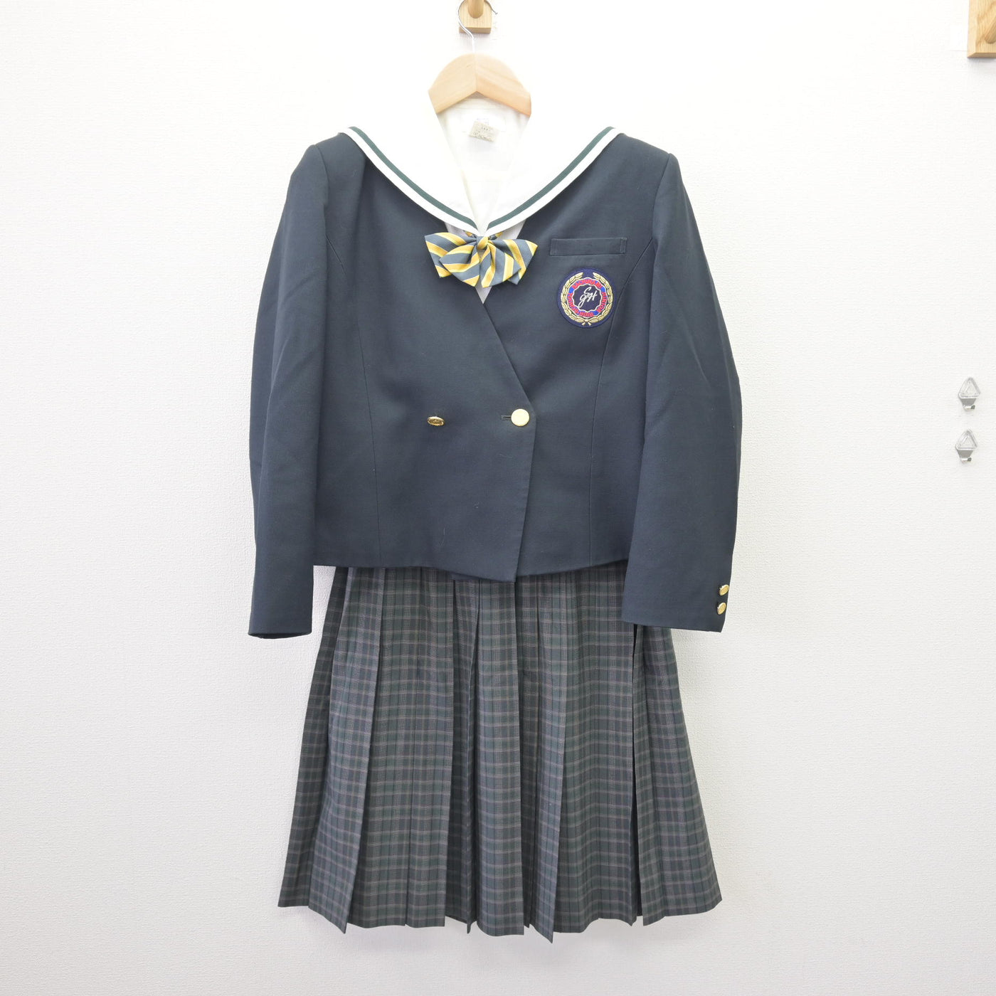 【中古】埼玉県 幸並中学校 女子制服 4点 (ブレザー・セーラー服・スカート) sf114103