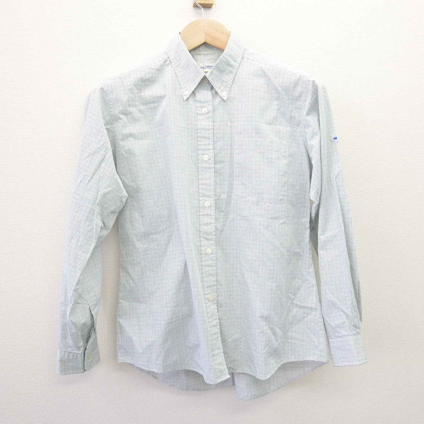 【中古】東京都 帝京中学校 女子制服 2点 (ニットベスト・シャツ) sf114104