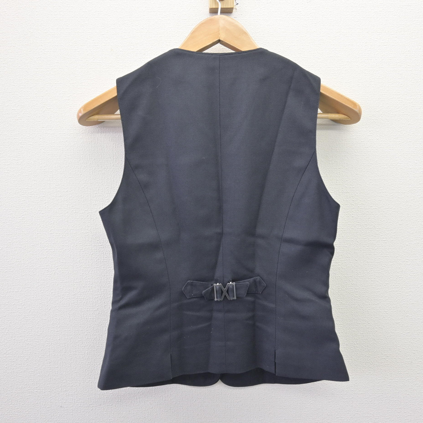 【中古】 事務服 女子制服 2点 (ベスト・スカート) sf114106