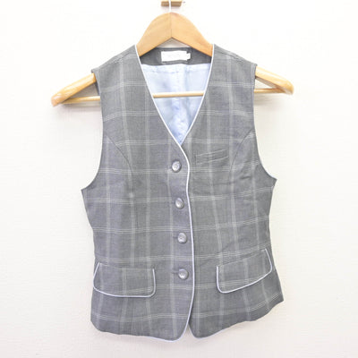 【中古】 事務服 女子制服 2点 (ベスト・スカート) sf114107