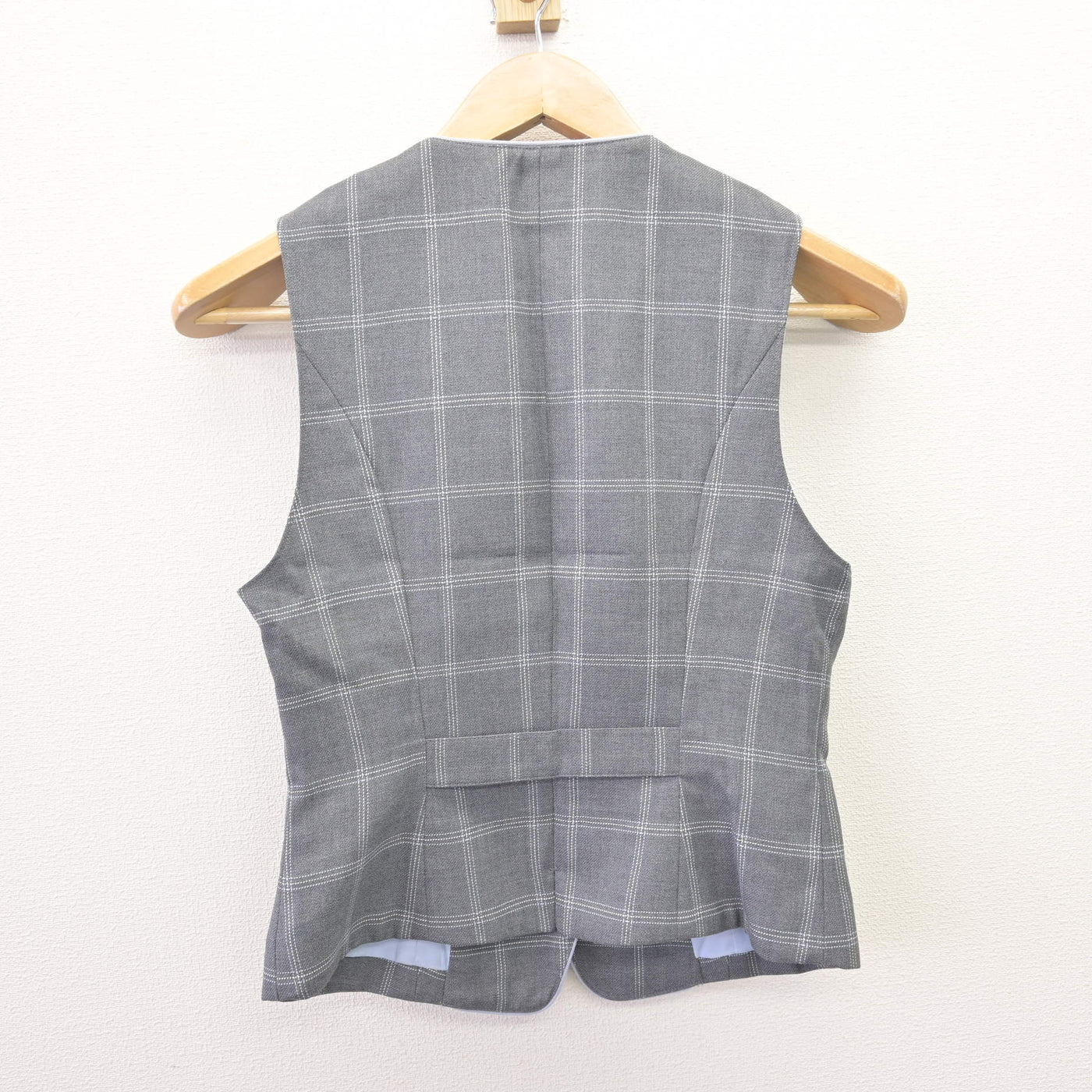 【中古】 事務服 女子制服 2点 (ベスト・スカート) sf114107