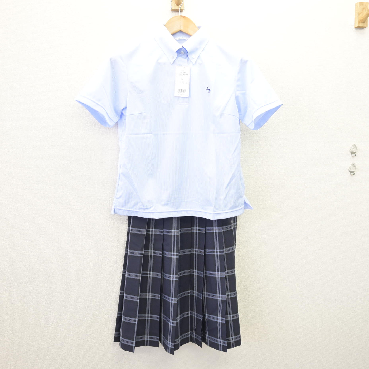 【中古】兵庫県 尼崎小田高等学校 女子制服 2点 (シャツ・スカート) sf114111