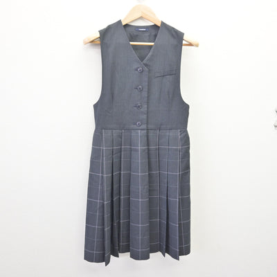 【中古】佐賀県 佐賀女子短期大学付属佐賀女子高等学校 女子制服 2点 (シャツ・ジャンパースカート) sf114117