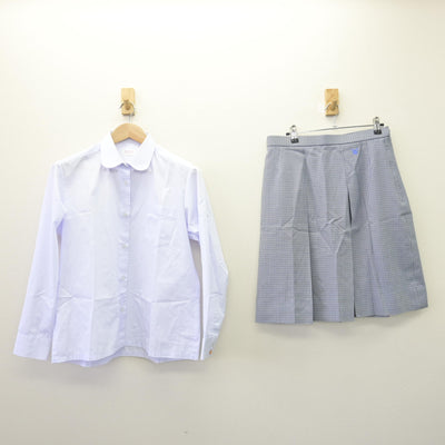 【中古】静岡県 浜松城北工業高等学校 女子制服 5点 (ブレザー・シャツ・スカート) sf114126