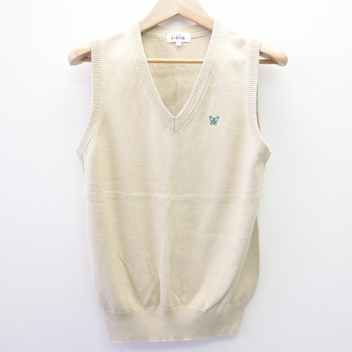【中古】静岡県 浜松城北工業高等学校 女子制服 2点 (ニットベスト) sf114128
