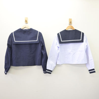 【中古】宮崎県 宮崎中学校 女子制服 2点 (セーラー服・セーラー服) sf114136