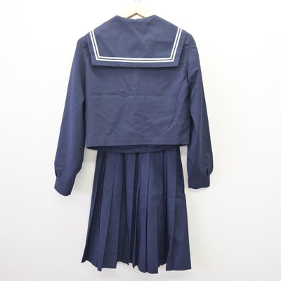 【中古】愛知県 御田中学校 女子制服 3点 (セーラー服・スカート) sf114138