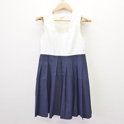 【中古】福岡県 博多女子高等学校 女子制服 3点 (セーラー服・ジャンパースカート) sf114139