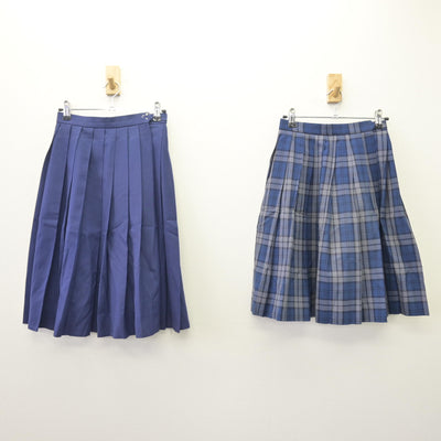 【中古】福岡県 篠栗北中学校 女子制服 3点 (セーラー服・スカート・スカート) sf114140