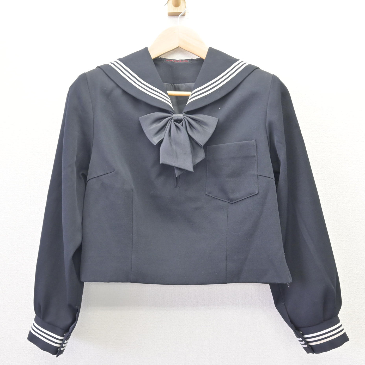 【中古】茨城県 下妻第二高等学校 女子制服 3点 (セーラー服・スカート) sf114143